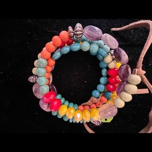 Fabulous Beaded Wrap Wrist/Arm Bracelet-Boho Western by Gypsy Soule-NWT